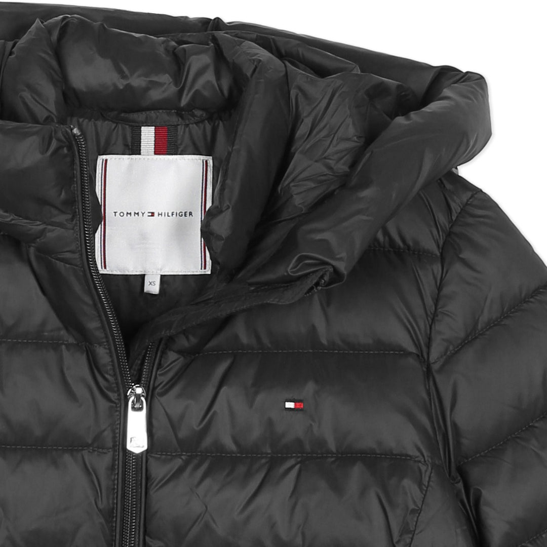 Tommy Hilfiger Steppelt Maxi Kabát | Fekete