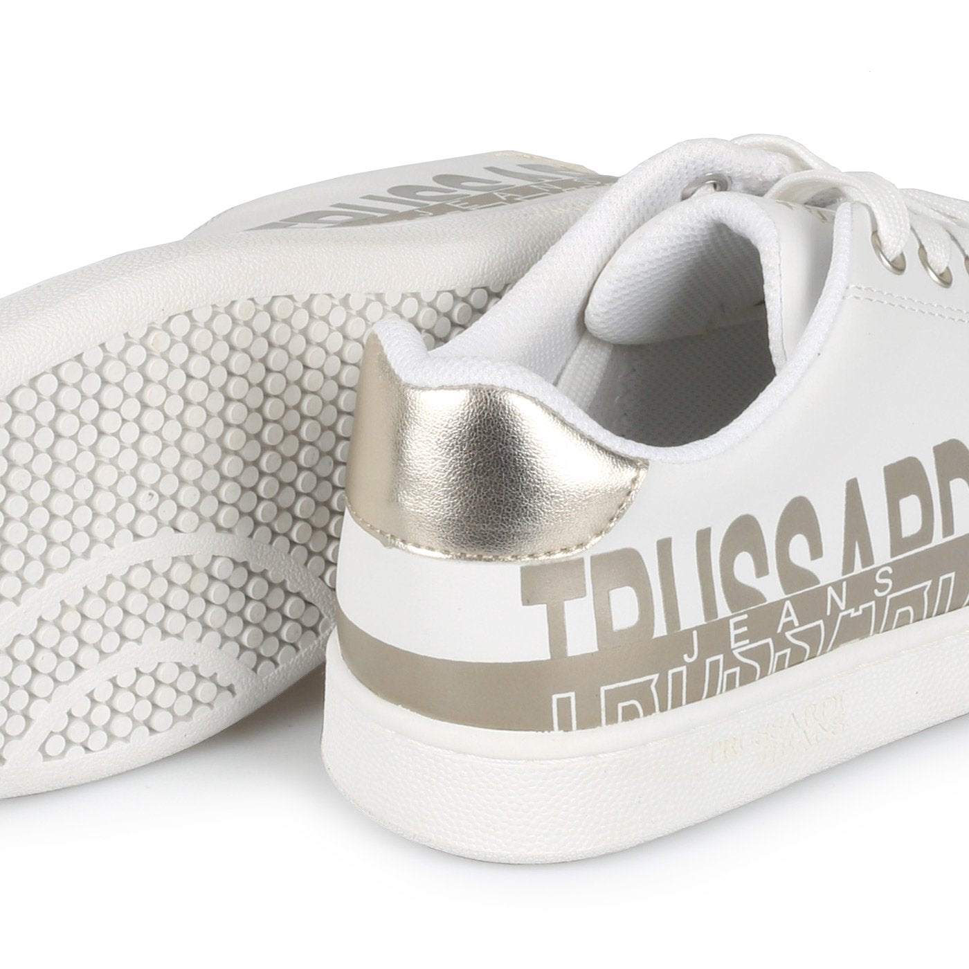 Trussardi Jeans Sneaker | Fehér & Platina