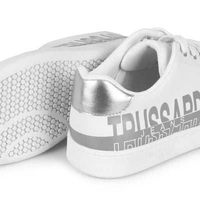 Trussardi Jeans Sneaker | Fehér & Ezüst