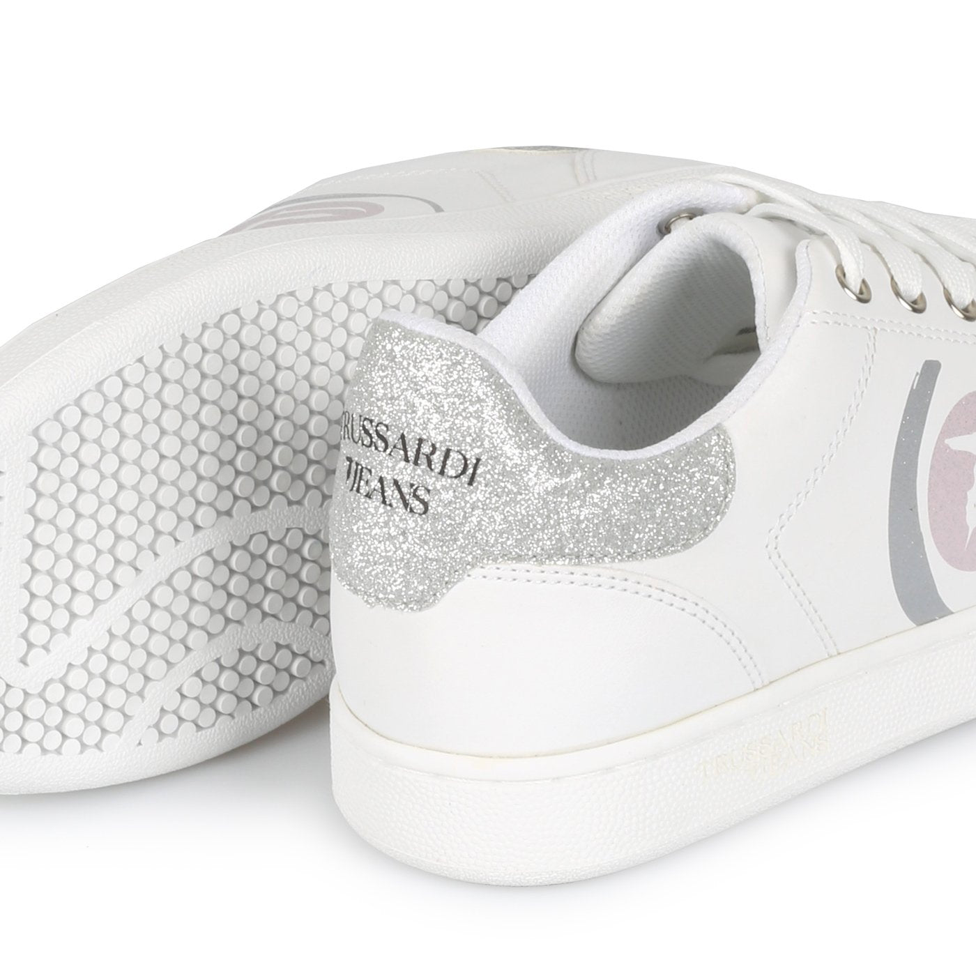 Trussardi Jeans Sneaker I Fehér&Ezüst&Rózsa