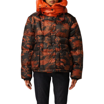 Tommy Hilfiger THL Camo Bélelt Dzseki I Fekete/Narancs