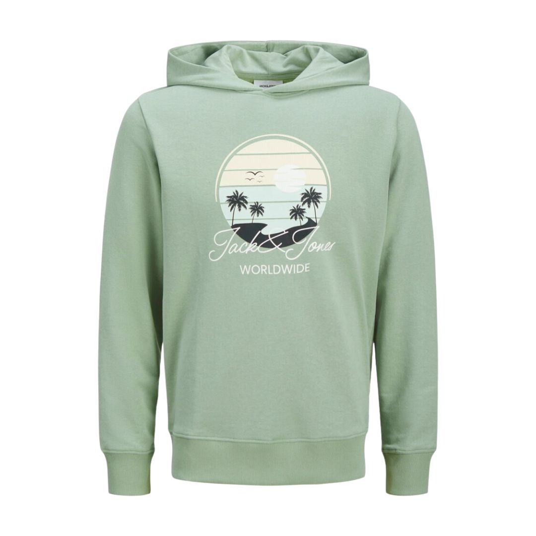 Jack&Jones Férfi Kapucnis Pulóver I Zöld