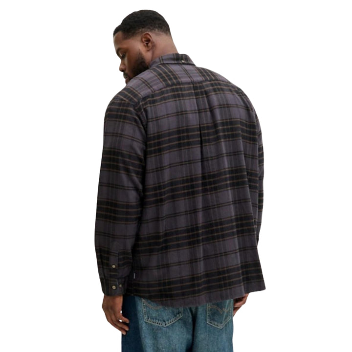 Jack & Jones +FIT Barkley Flannel Ing | Fekete Kockás