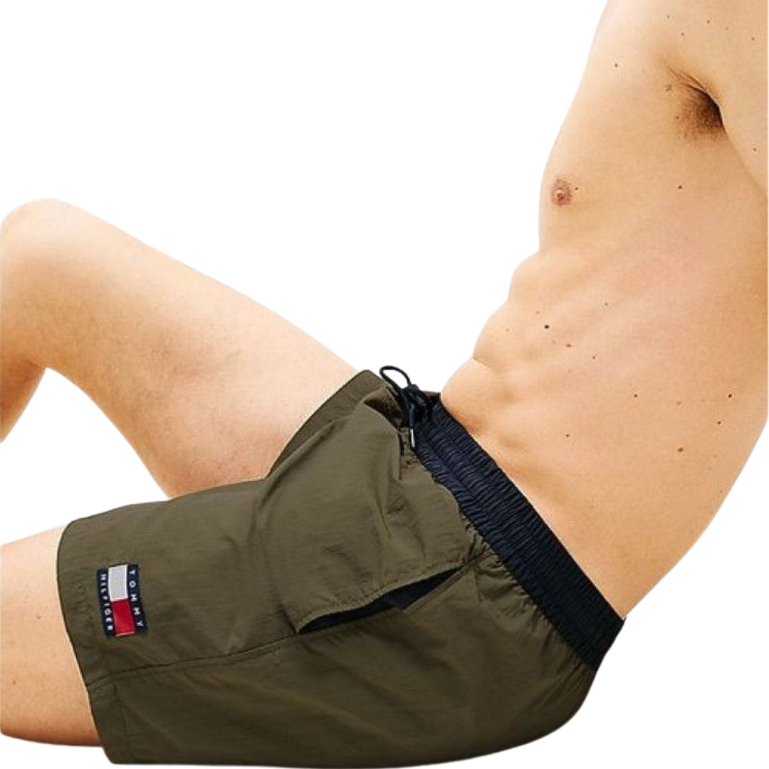 Tommy Hilfiger Férfi Fürdőnadrág | Khaki