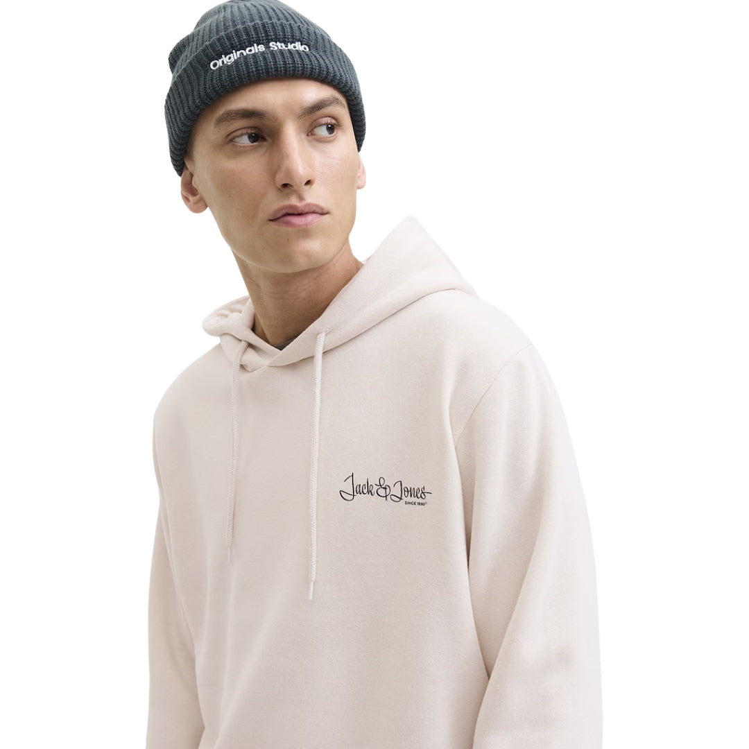 Jack & Jones Férfi Yuki Kapucnis Pulóver I Bézs