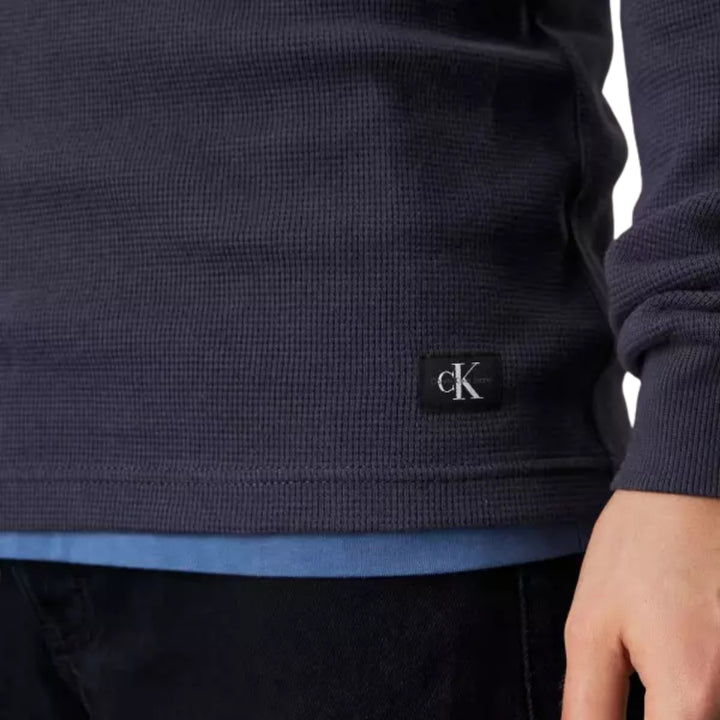Calvin Klein Férfi Pulóver I Sötétkék