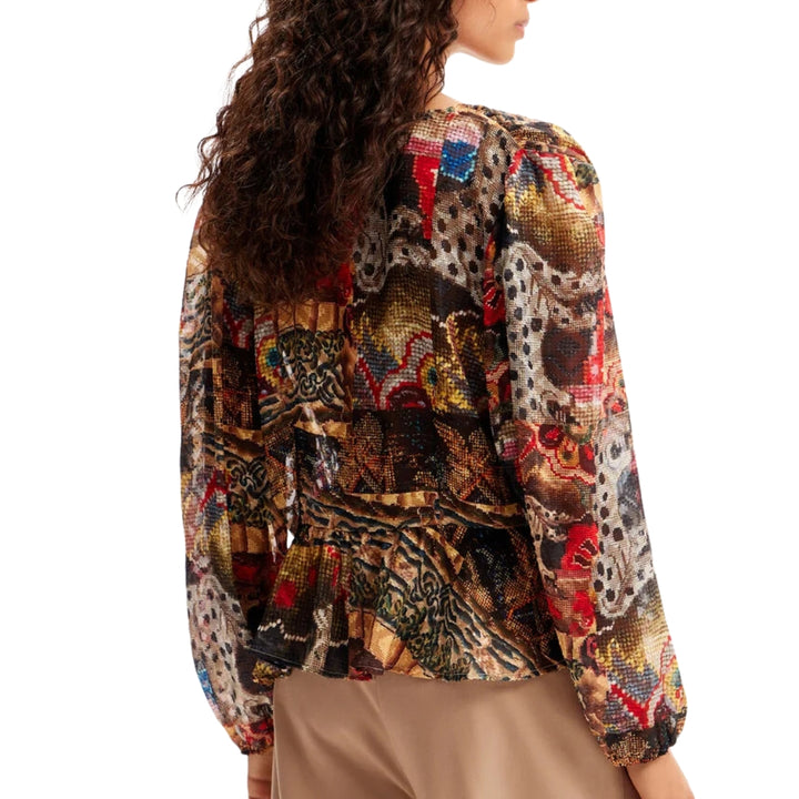 Desigual Női Lacroix Blúz I Barna