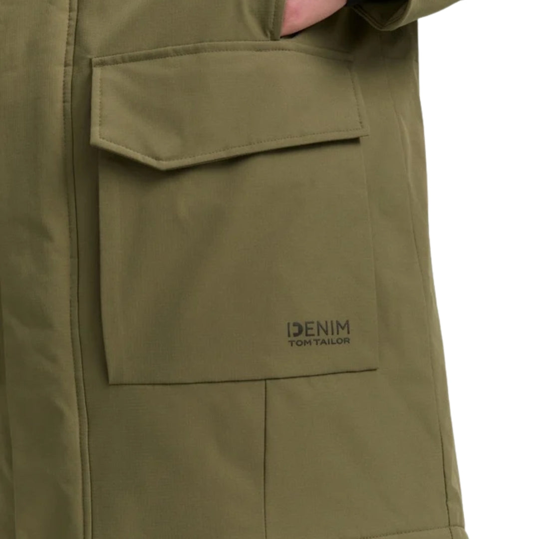 Tom Tailor Férfi Kabát Khaki