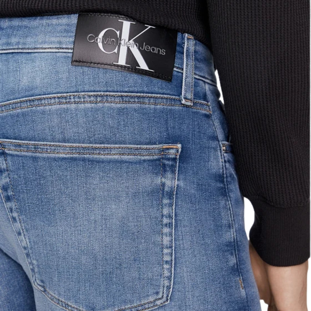 Calvin Klein Slim Farmer Nadrág | Kék
