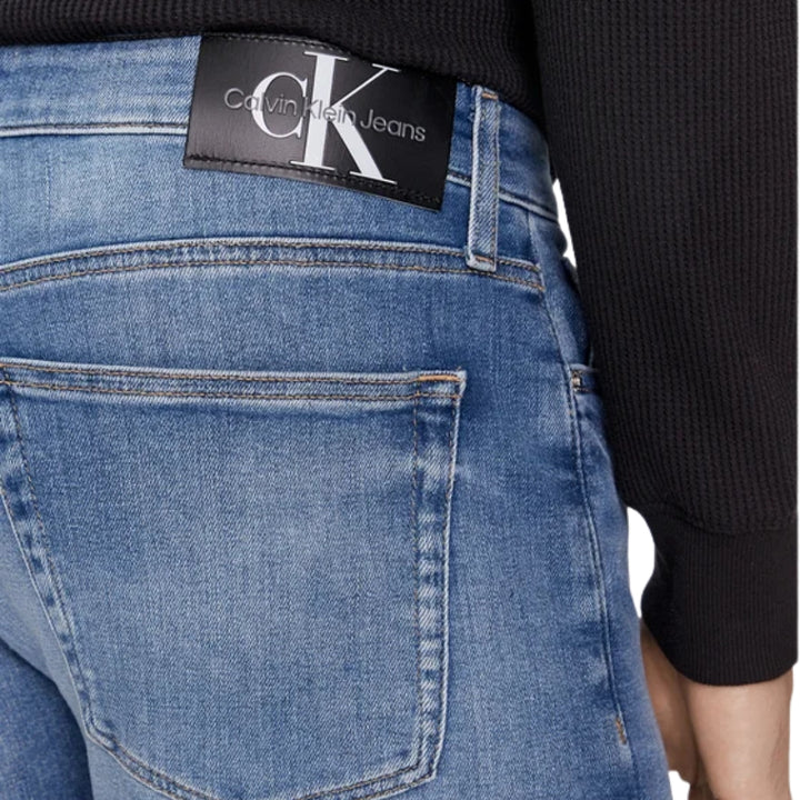 Calvin Klein Slim Farmer Nadrág | Kék