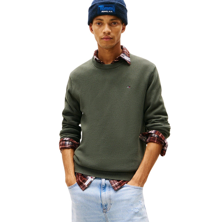 Tommy Hilfiger Férfi Pulóver I Zöld