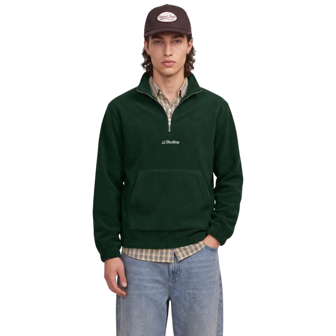 Jack & Jones Shoho Férfi Polár Pulóver I Zöld