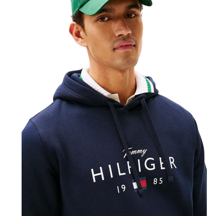 Tommy Hilfiger Férfi Pulóver I Sötétkék