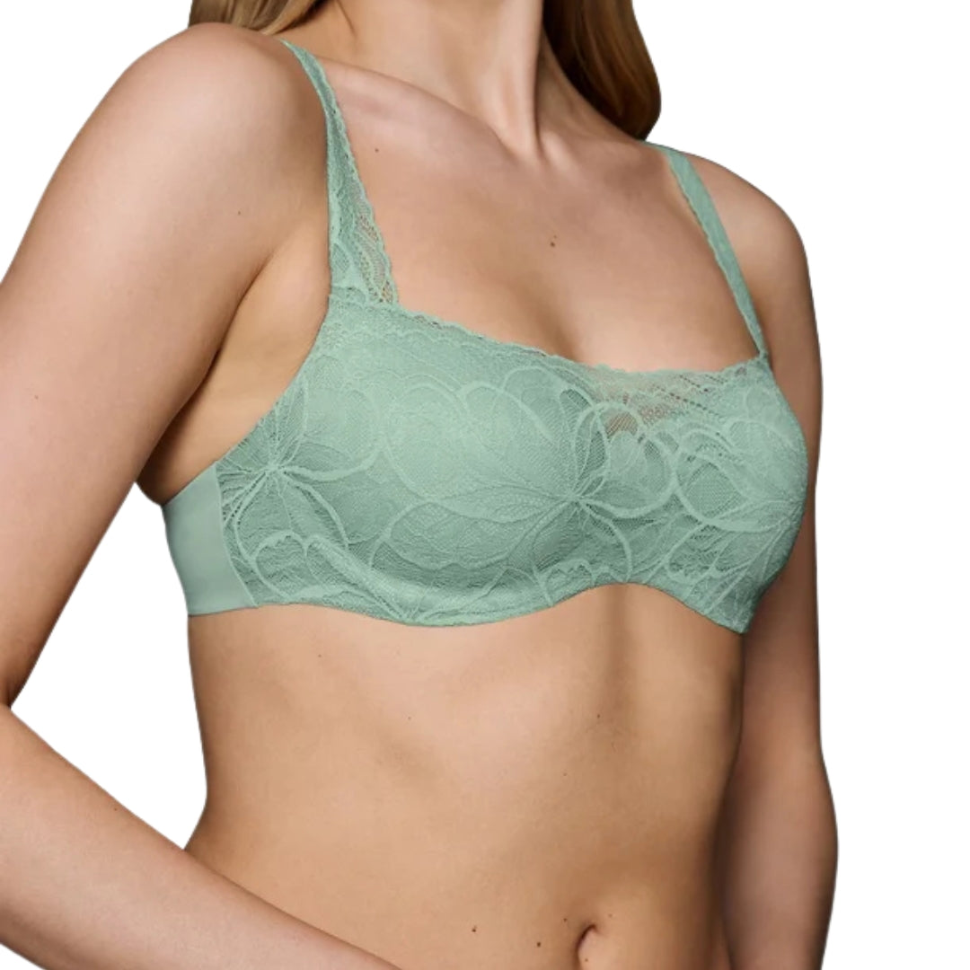 Triumph Body Make-Up Illusion Lace Balconette | Melltartó | Zöld