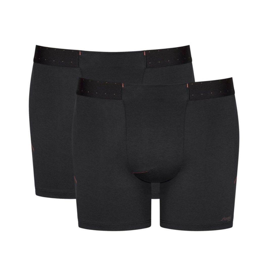 Sloggi Alsó Shorts  he 70s Boxing Champ 2db I Fekete