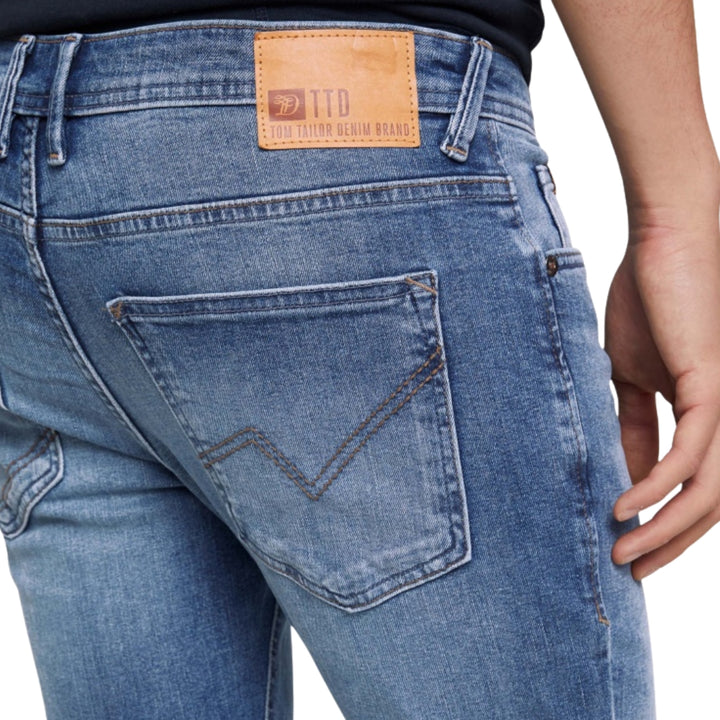 Tom Tailor Férfi Culver Skinny farmernadrág | Kék