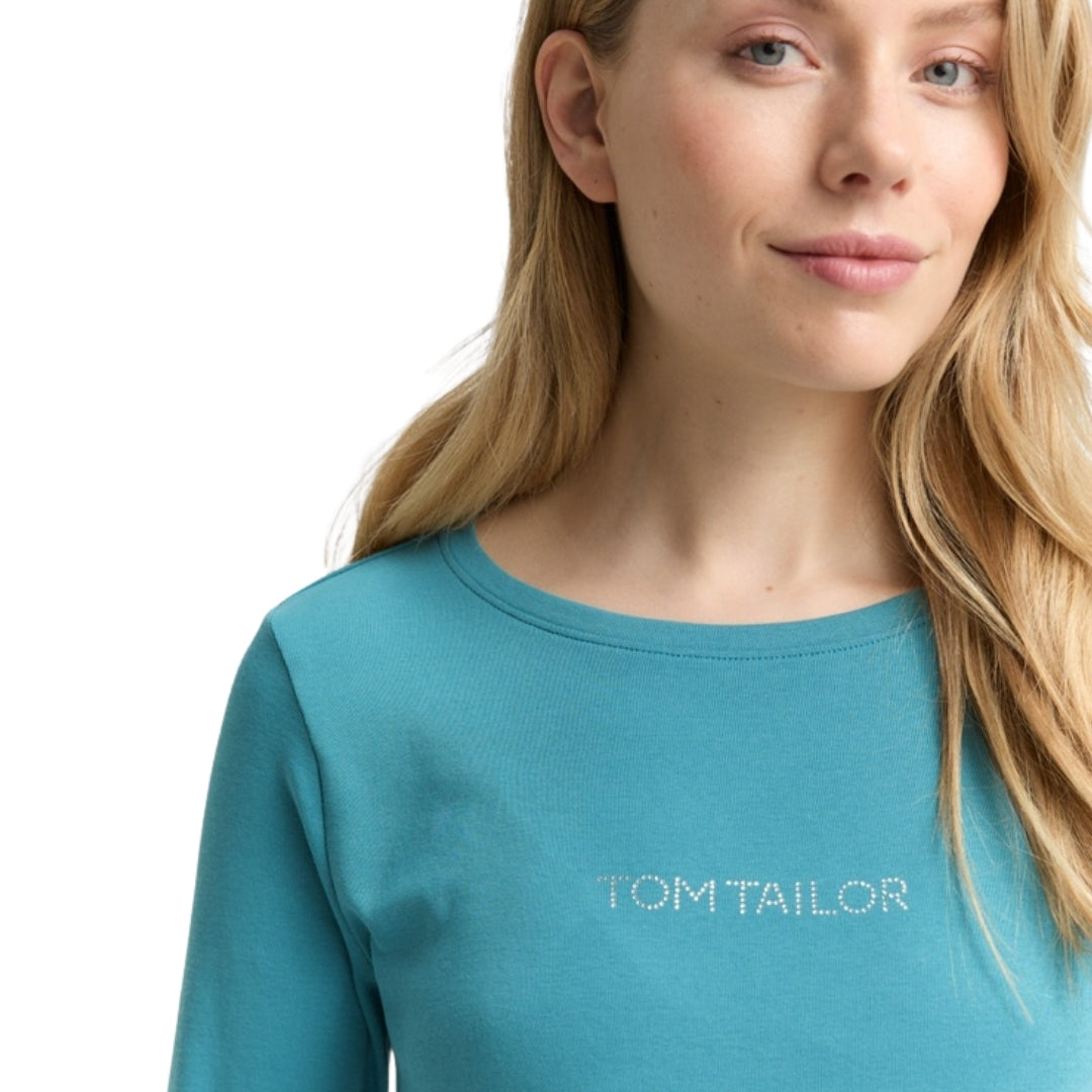 Tom Tailor hosszú ujjú Női Felső | Zöld