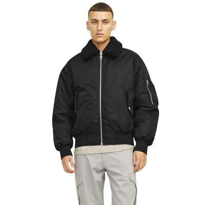 Jack and Jones Férfi Bomber Dzseki I Fekete