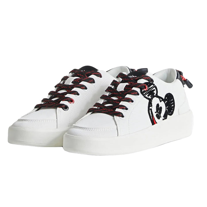Desigual Női Mickey Mouse Sneakers | Fehér
