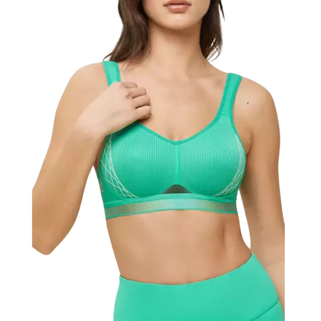Triumph Triaction Cardio Cloud P EX Női Sportmelltartó | Zöld