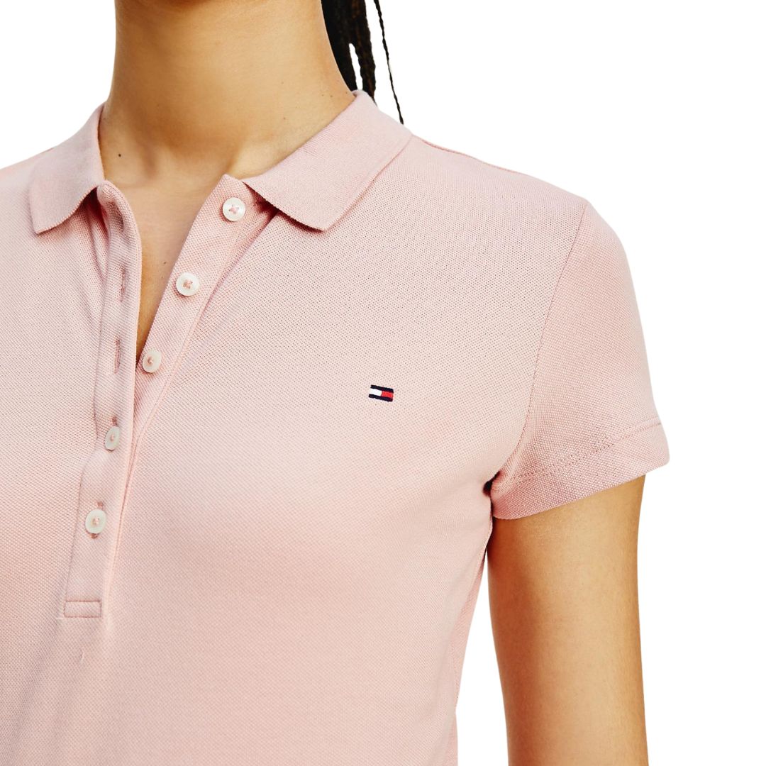 Tommy Hilfiger Slim Pólóing | Rózsaszín