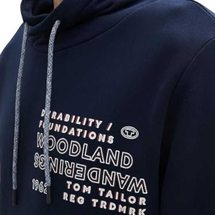 Tom Tailor Férfi Pulóver I Kék