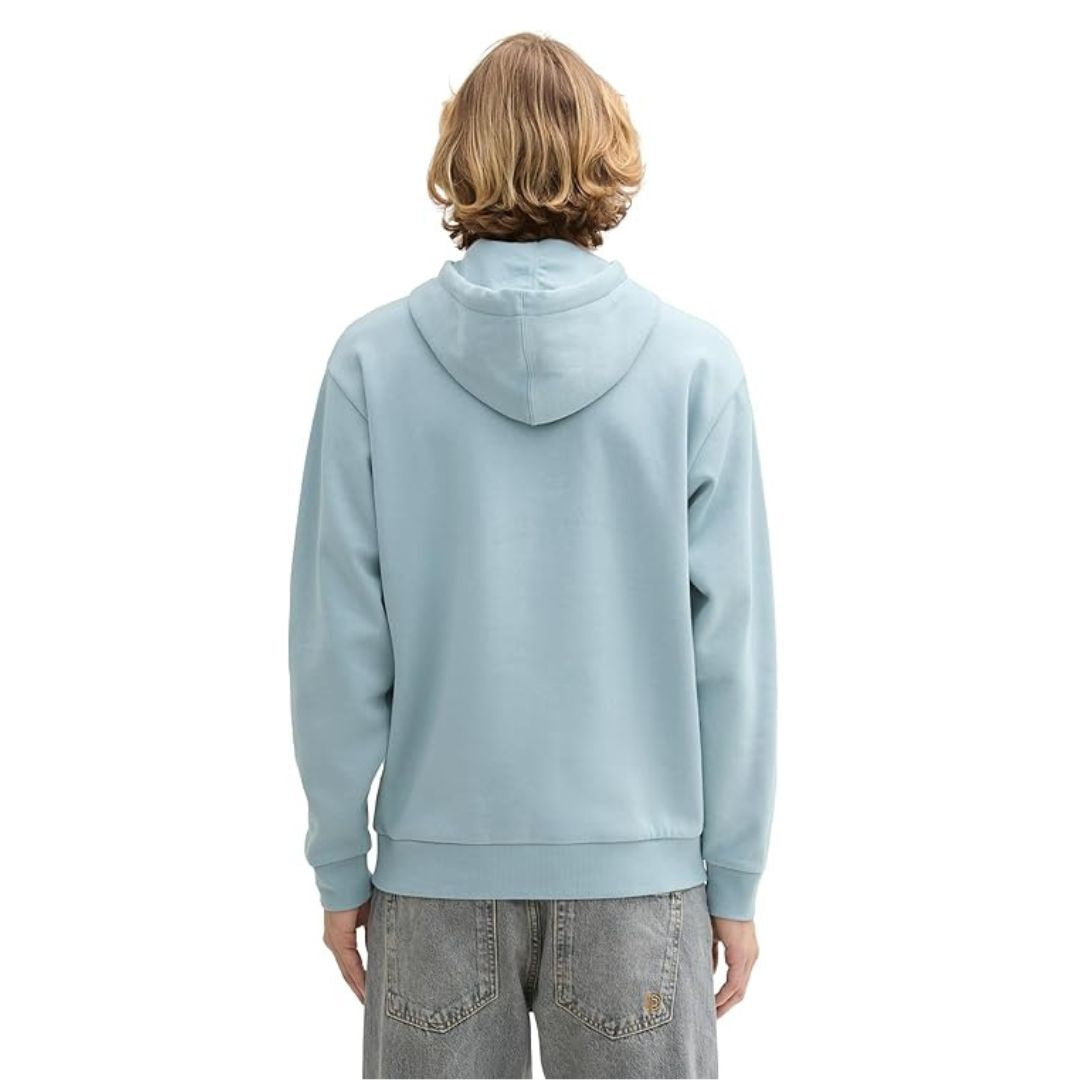 Tom Tailor Férfi Kapucnis Pulóver I Kék