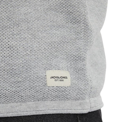 Jack&Jones Férfi Knit Crew Neck Pulóver I Szürke