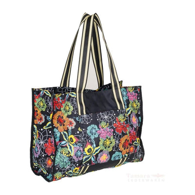 Desigual Bolso Inflight Foldable Maui Táska | Fekete Mintás