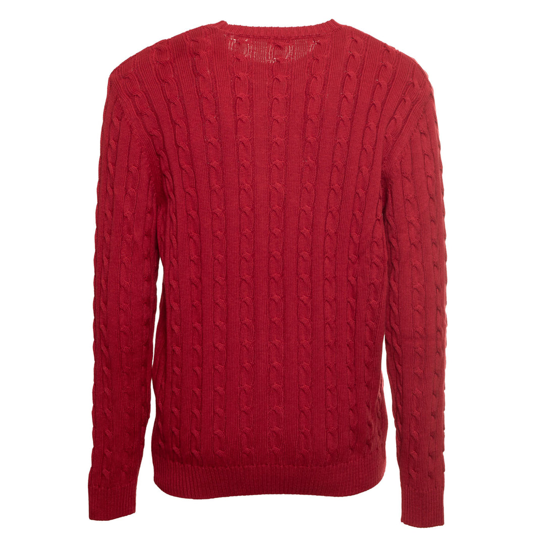 U.S. Polo Assn Férfi Kötött Pulóver I Piros