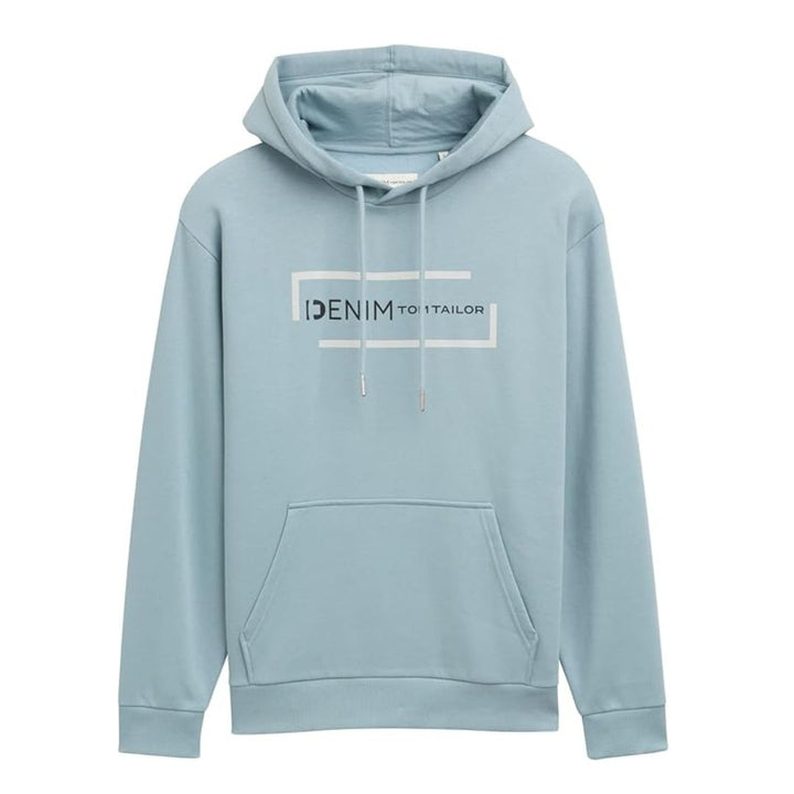 Tom Tailor Férfi Kapucnis Pulóver I Kék