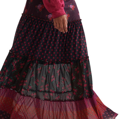 Desigual Fal Splasha Szoknya | Burdo Mintás