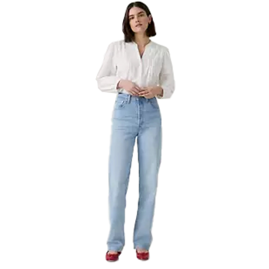 Levi's Női Ribcage Full Length Farmer Nadrág I Kék
