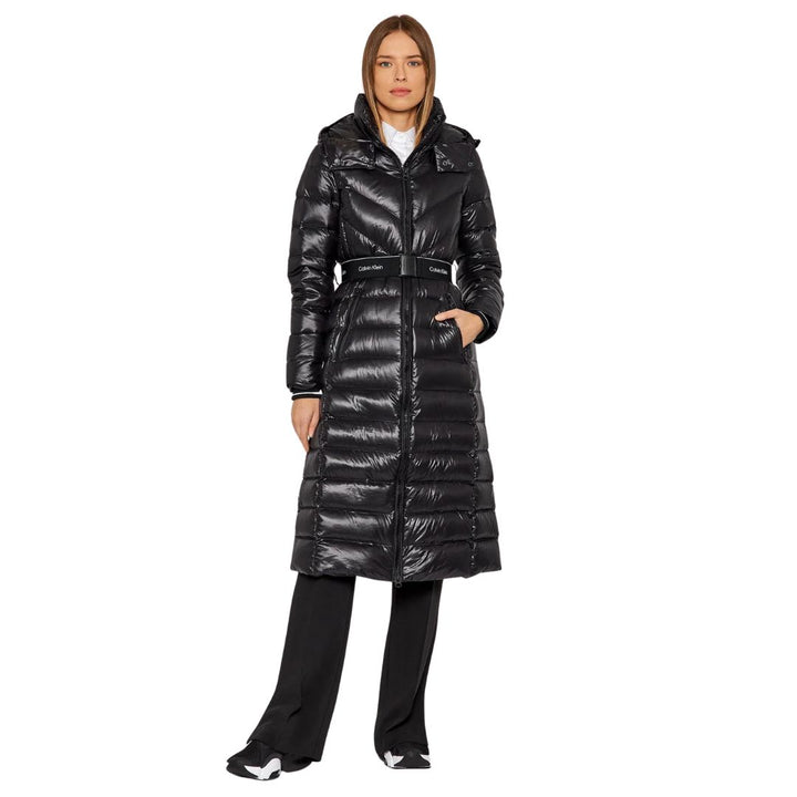 Calvin Klein Maxi Coat | Fekete