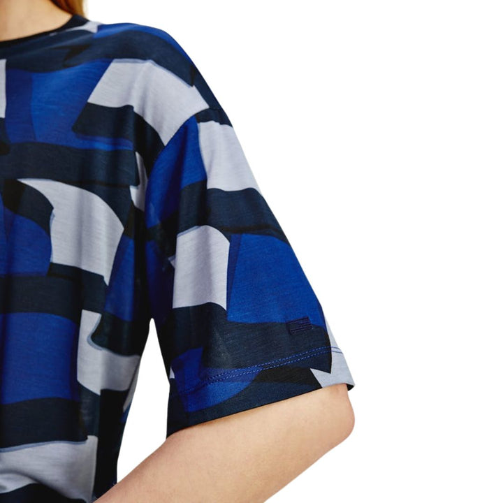 Tommy Hilfiger Rövid Ujjú Póló | Kék mintás