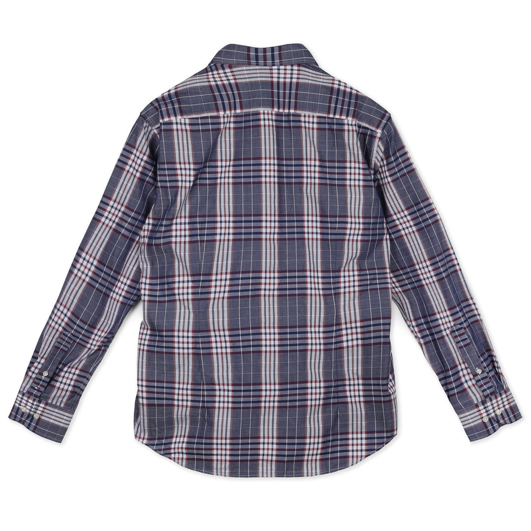 Tommy Hilfiger Férfi Ing | Kék-Bordó Kockás