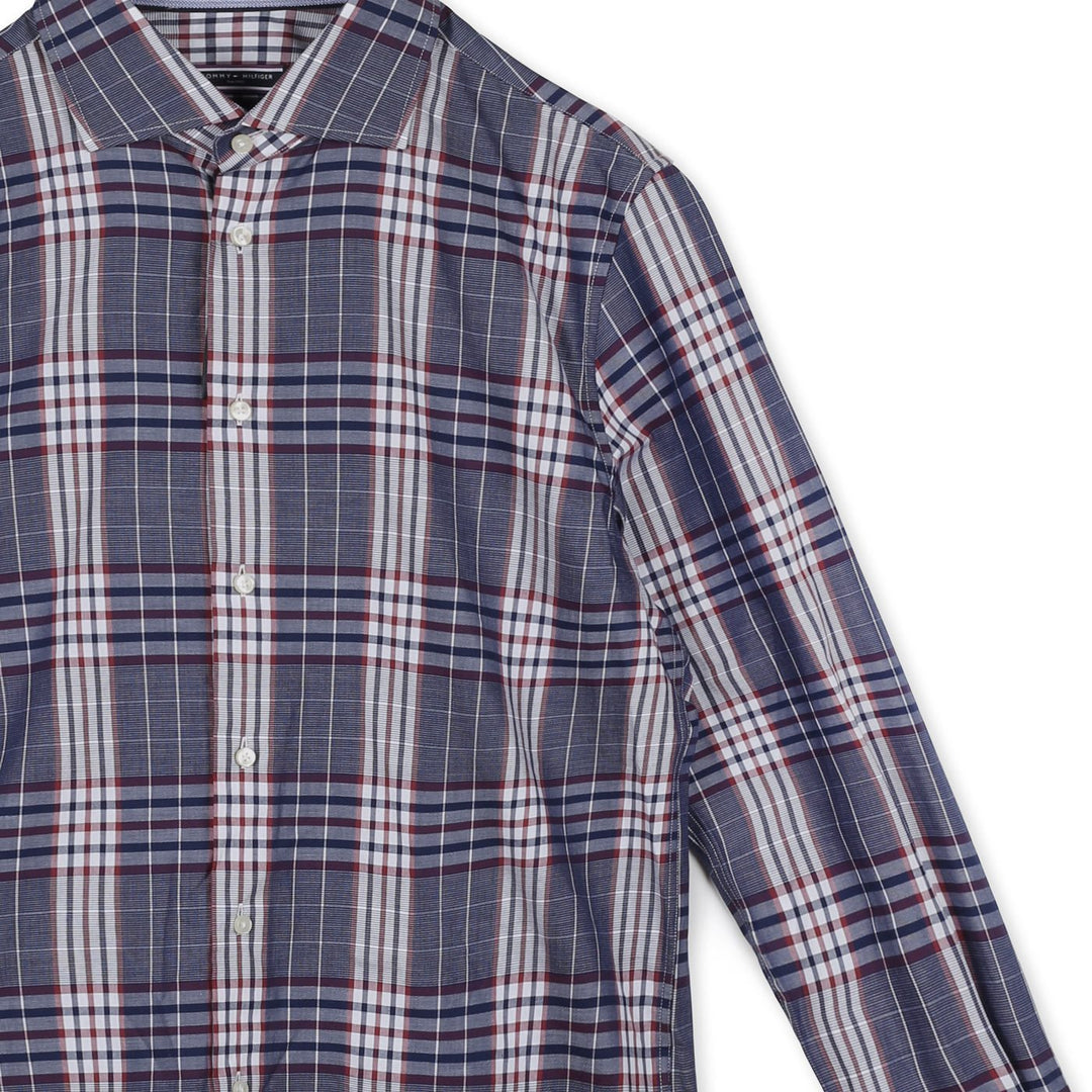 Tommy Hilfiger Férfi Ing | Kék-Bordó Kockás