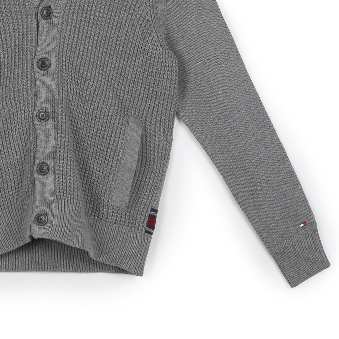 Tommy Hilfiger Férfi Vastag Kötött Kardigán