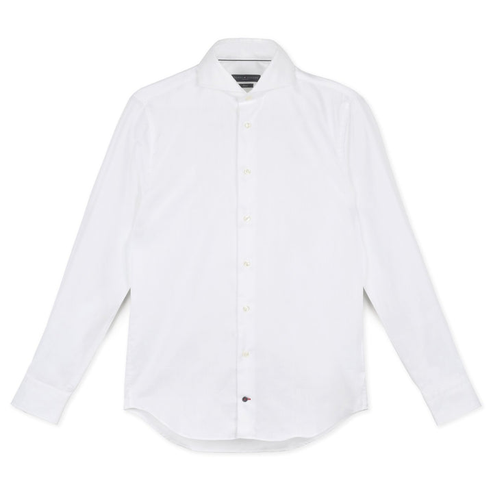 Tommy Hilfiger Férfi Ing | Mintás Csíkos Hófehér