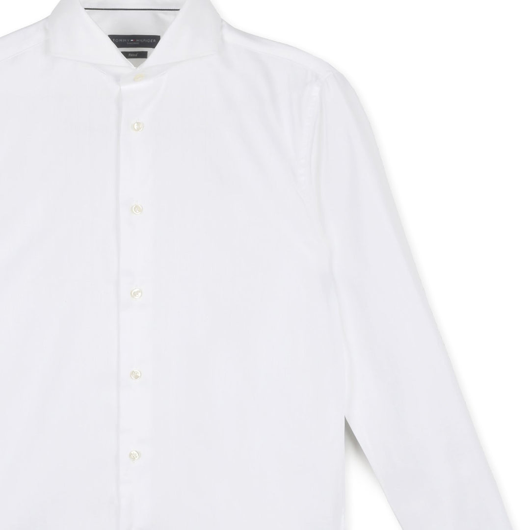 Tommy Hilfiger Férfi Ing | Mintás Csíkos Hófehér