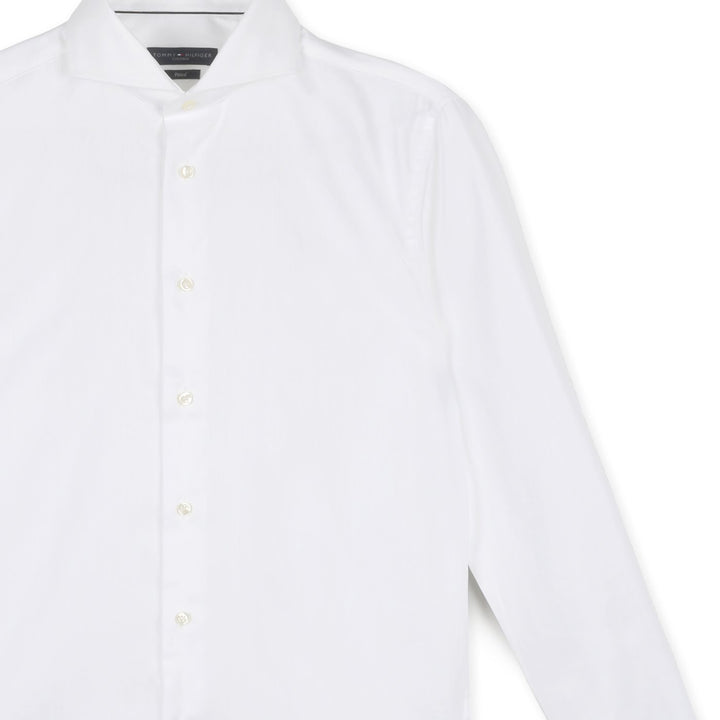Tommy Hilfiger Férfi Ing | Mintás Csíkos Hófehér