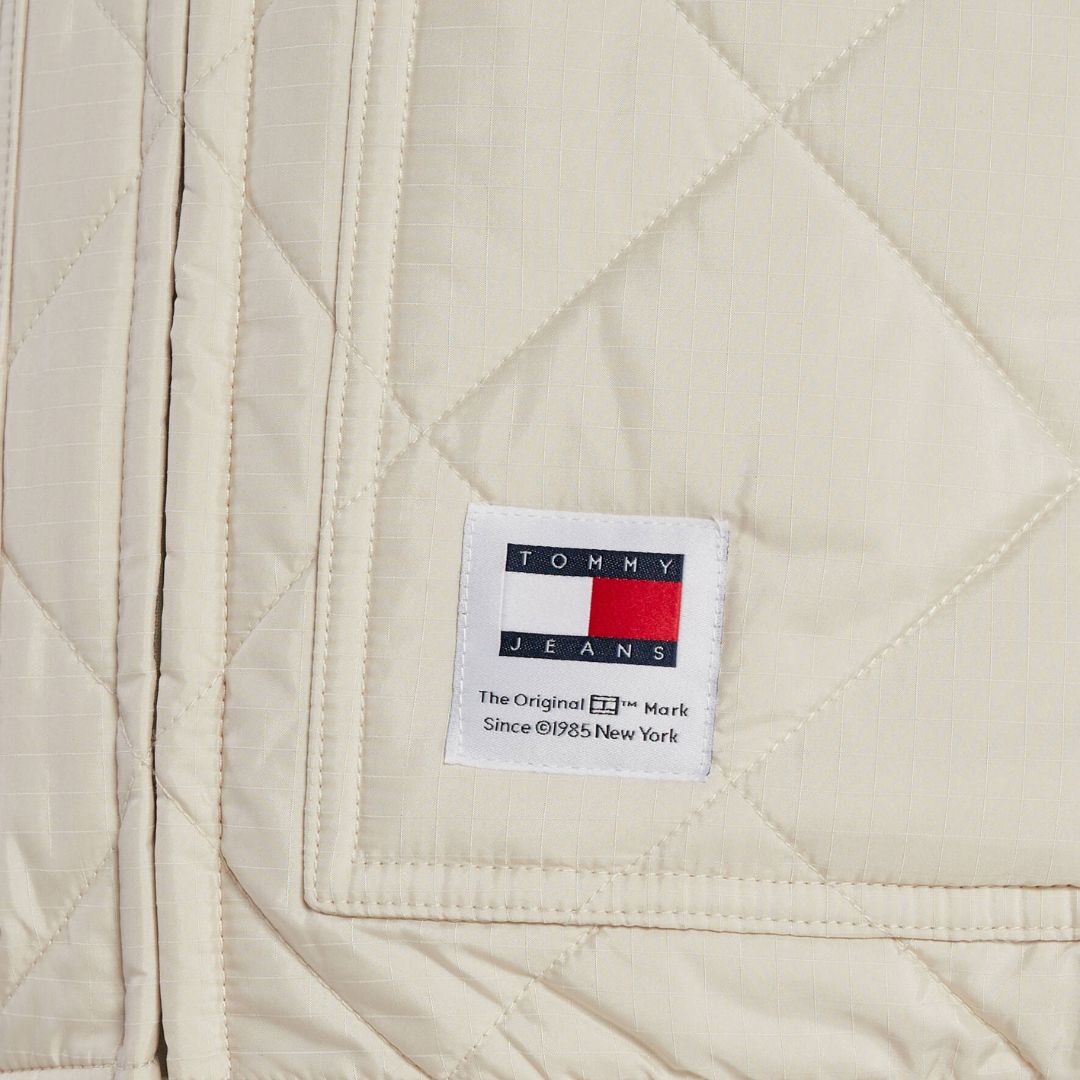 Tommy Hilfiger Newsprint Férfi Mellény | Krém