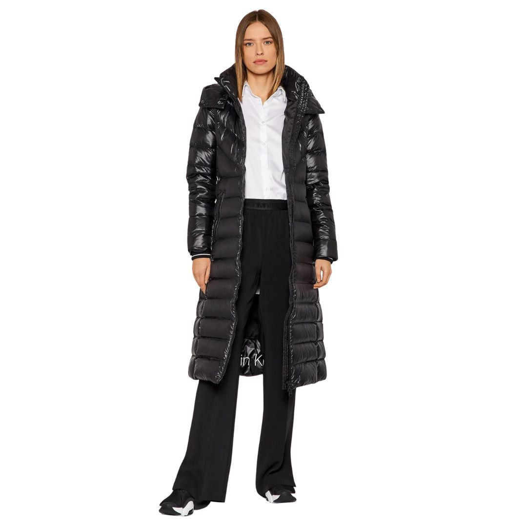 Calvin Klein Maxi Coat | Fekete