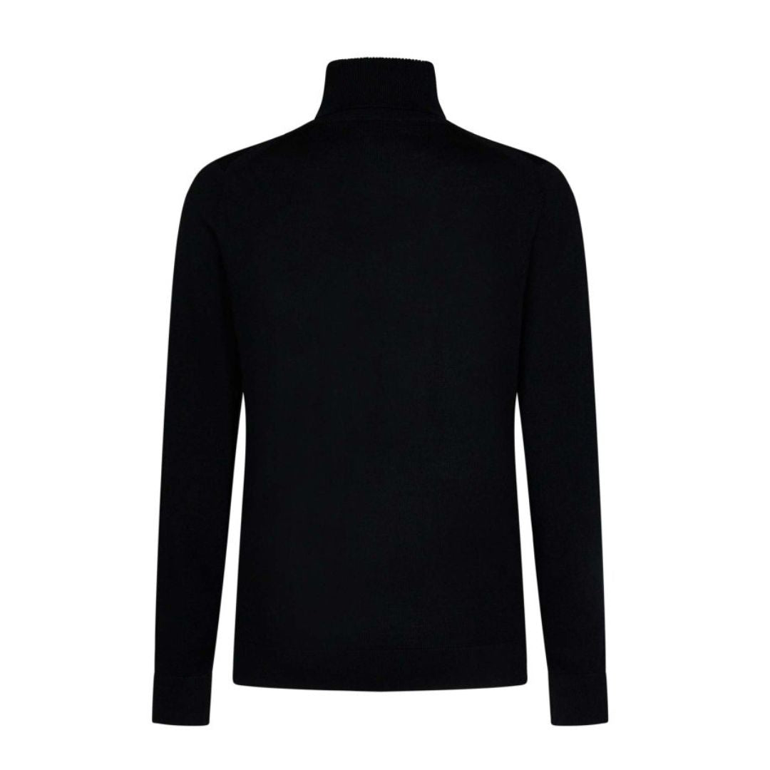 Calvin Klein férfi Merino RWS Turtle Pulóver | Fekete