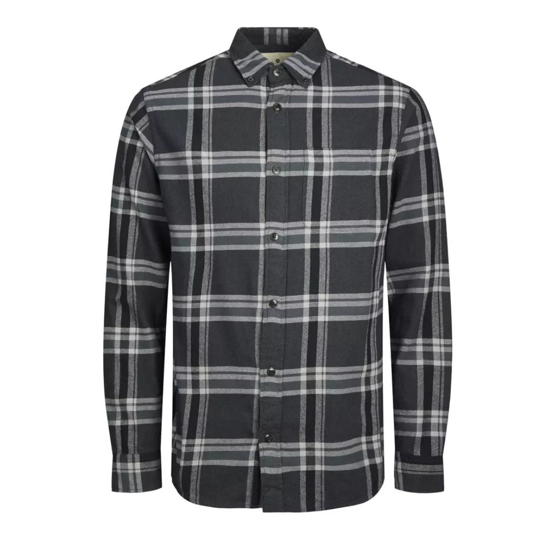 Jack&Jones Férfi Check Twill Ing I Fekete