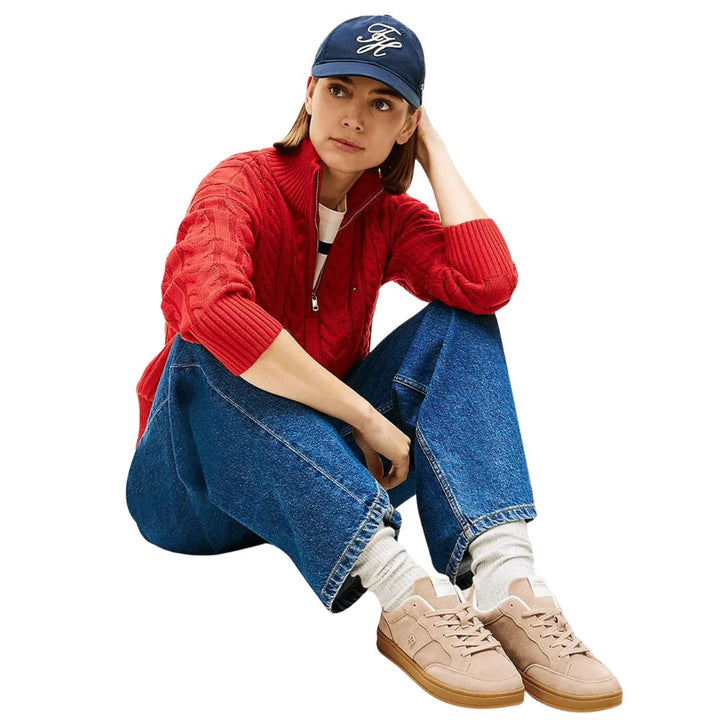 Tommy Hilfiger Női Bőr Cipő I Barna