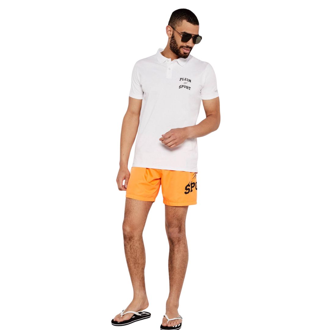 Plein Sport Swim Férfi Pólóing I Fehér