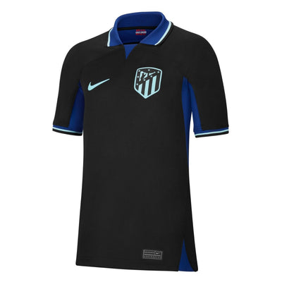 Nike Atletico Madrid Gyermekek Sport Póló | Fekete