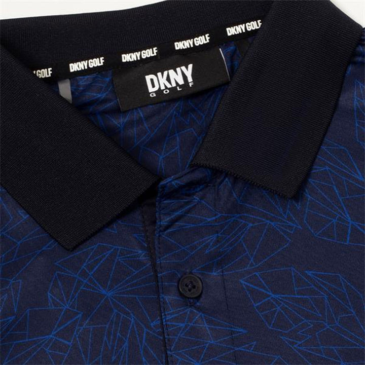 DKNY férfi Pólóing | Sötétkék Mintás