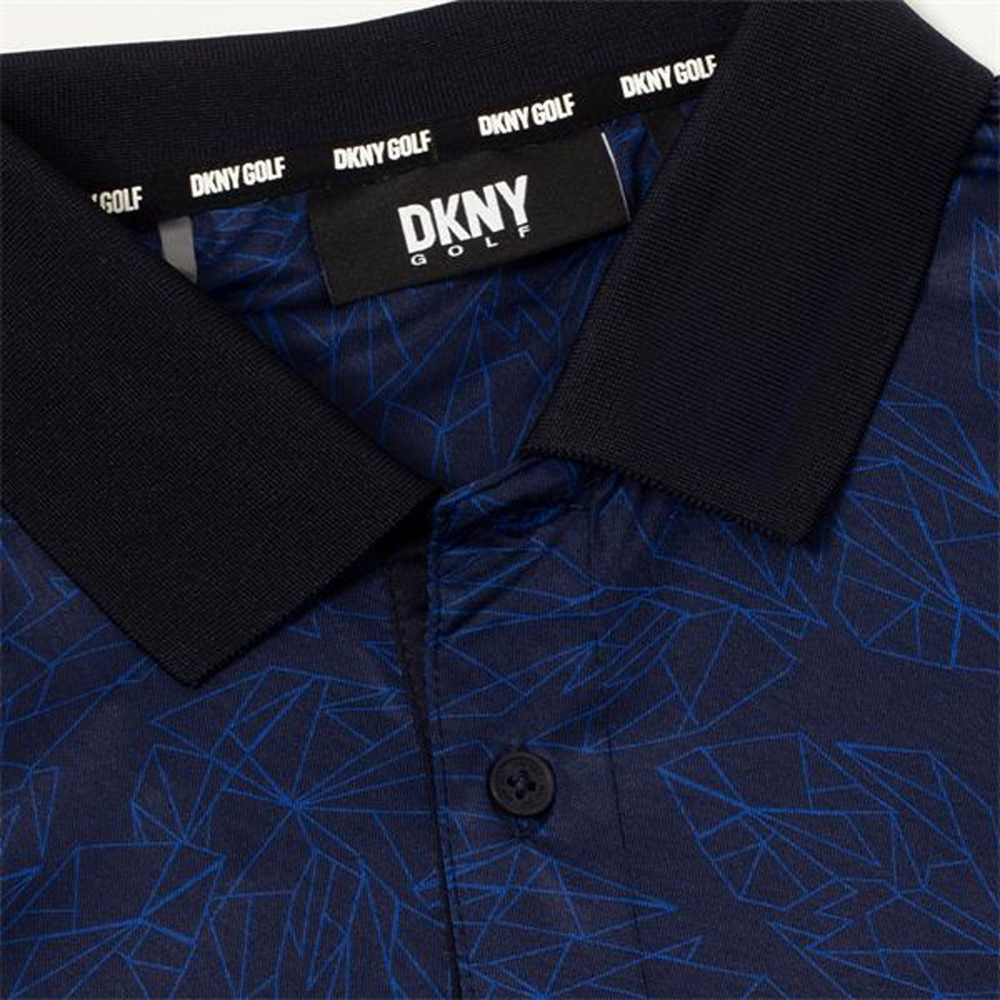 DKNY férfi Pólóing | Sötétkék Mintás